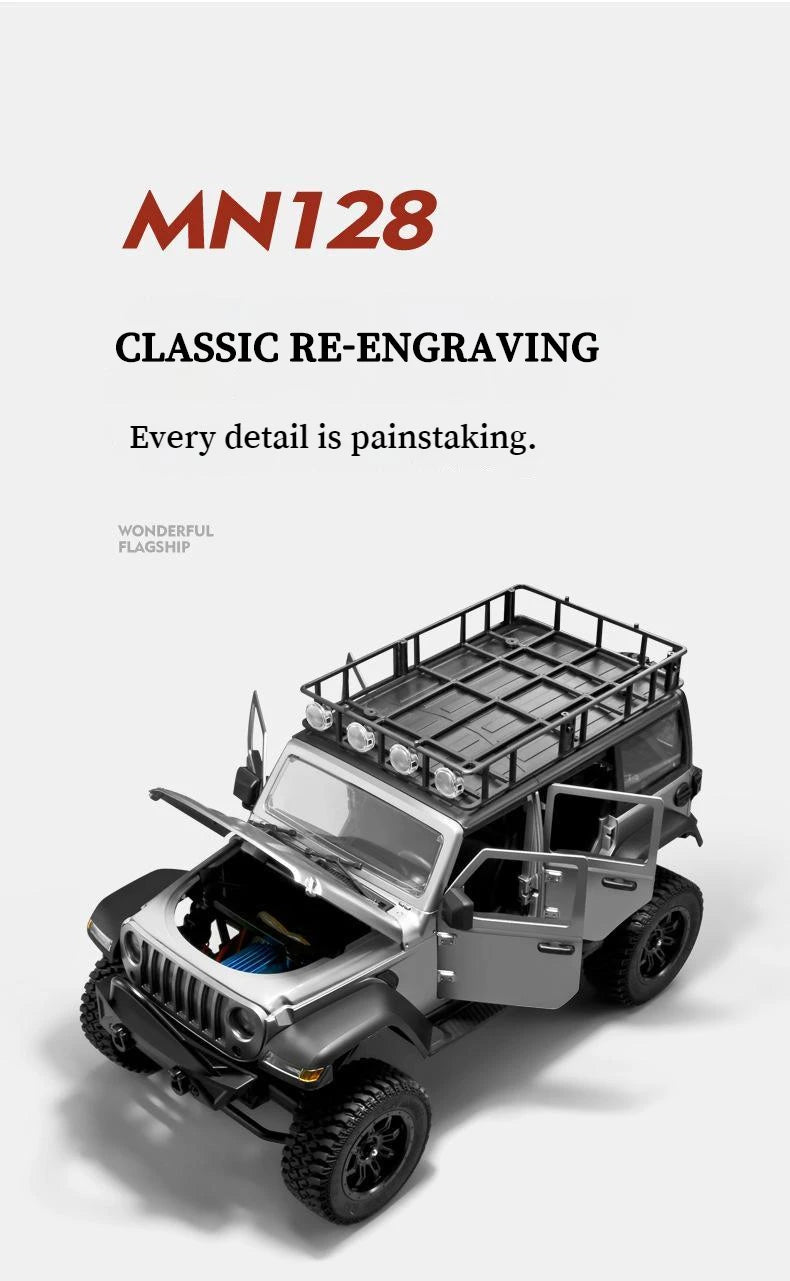 112 Scale Four Wheel Drive RC Wrangler Climbing Off Road Car
