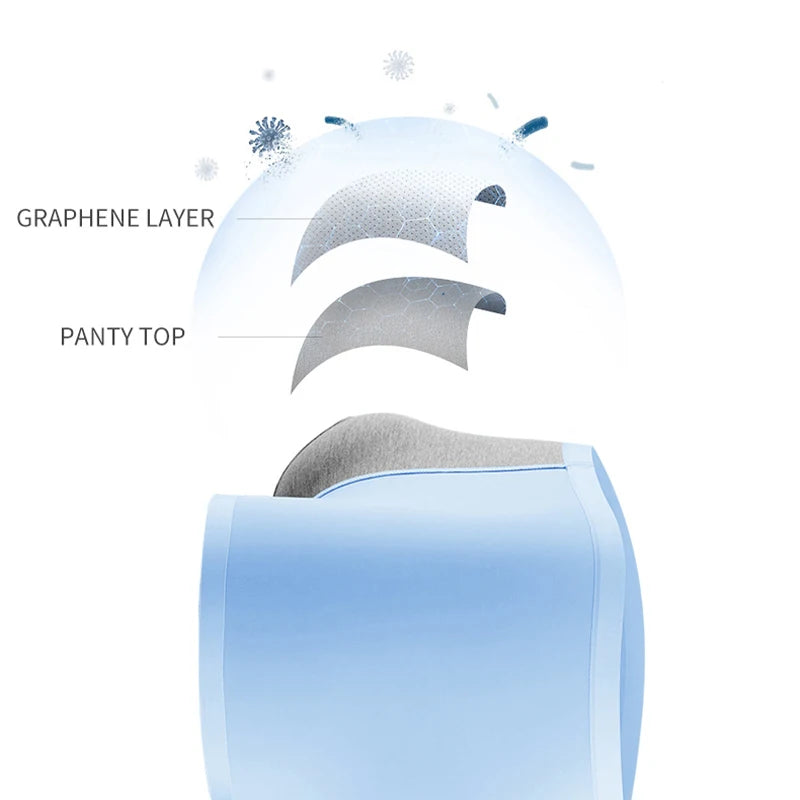 3-Pack Men’s Ice Silk Graphene Boxer Shorts – Comfortable & Breathable