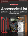 Square Wave Digital Multimeter 1999 Counts HFE Triode Buzzer Tester AC/DC Voltage 10A Current Multimeters Meter Tool