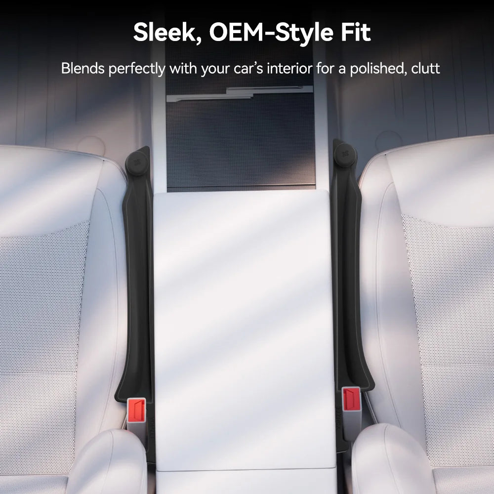 Car Seat Gap Filler with Emergency Safety Hammer for Tesla and All Vehicles