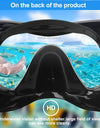 Scuba Diving Mask Snorkel Set For Adults Tempered Glass Professional Panoramic Snorkeling Gear Swimming Training Snorkel Kit