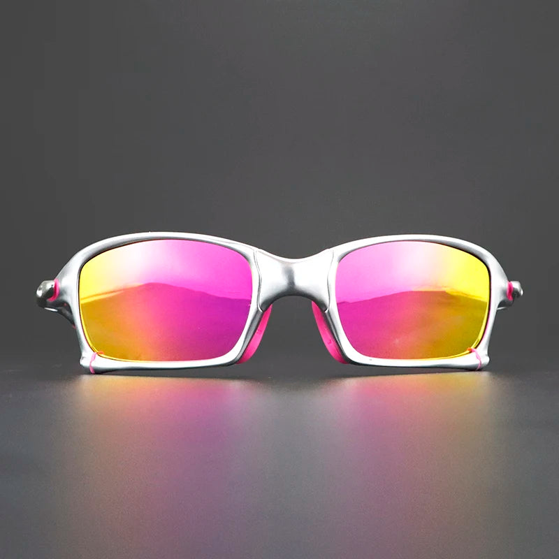 Polarized Metal Cycling Sunglasses UV400 Sports Eyewear