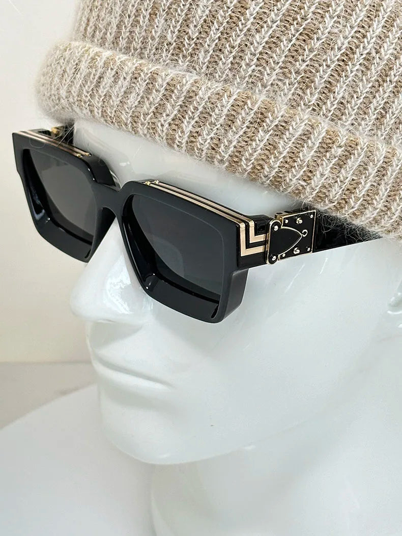 Millionaire Square Sunglasses With UV400 Protection