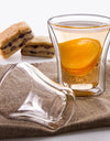 2/4/6pcs Double Wall Espresso Cups High Borosilicate Glass Cup For Tea Wine Milk Heat Resistant Drinkware Mug 80/200ml