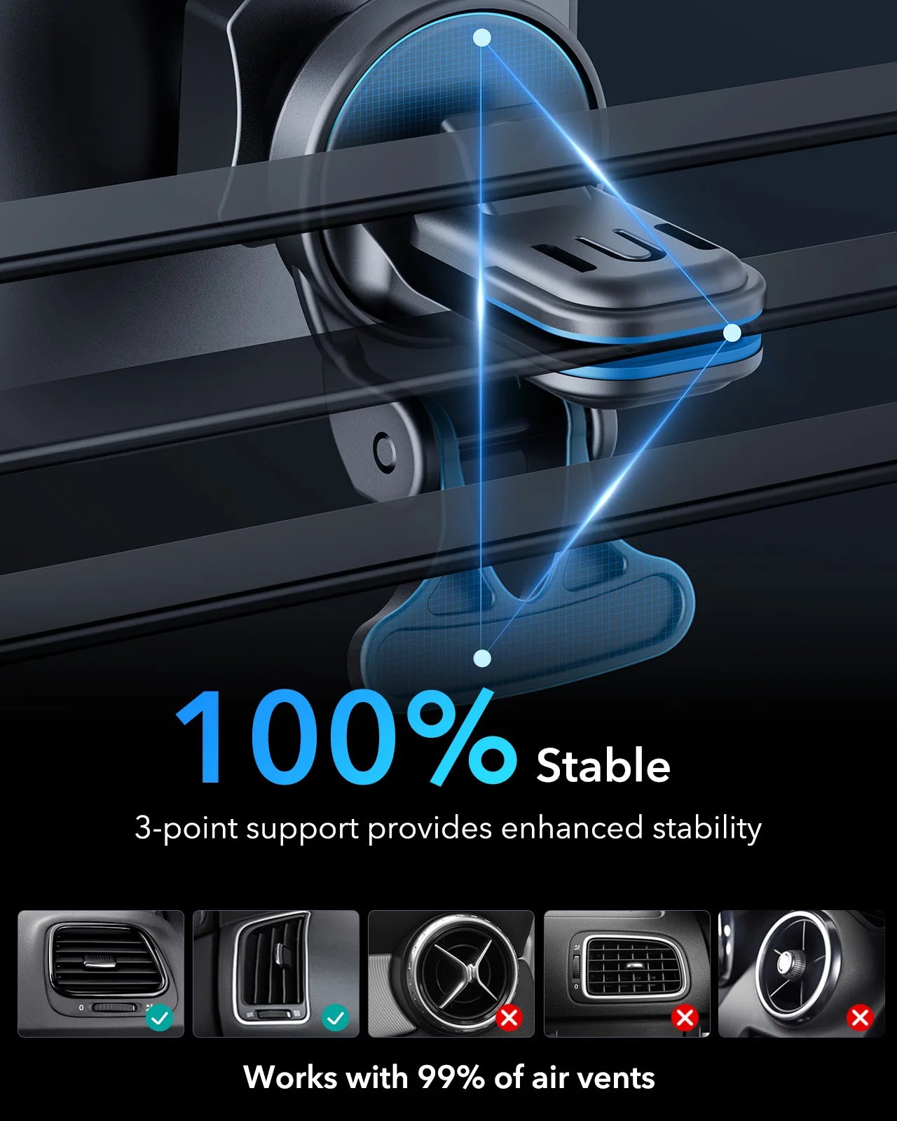 MagSafe Car Mount Charger Qi2-Certified Dashboard  Wireless Car Charger for iPhone 16/15/14/13/12 Car Accessory