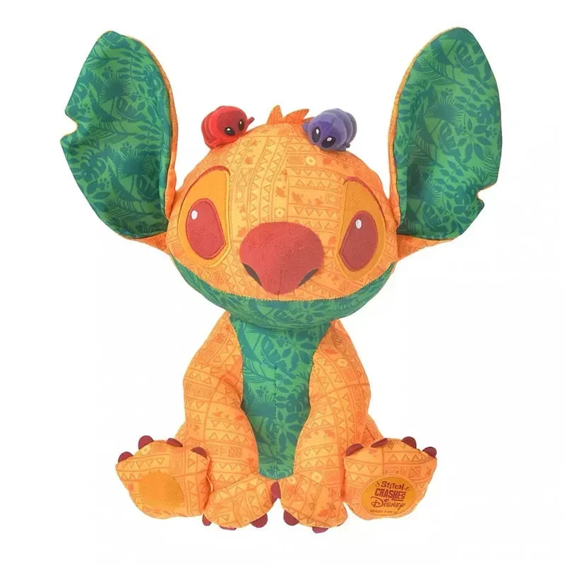 Cartoon Lilo & Stitch 2024 Limited Edition Stitch Rose Doll Plush Toy Kawaii Comfort Doll Birthday Gift for Girls Genuine Disney