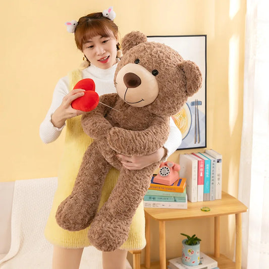 Kawaii Teddy Bear Plush Toy 90 cm Soft Stuffed Animal Pillow