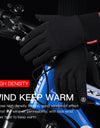 Cycling Gloves Black Women Autumn Winter Warm Touchscreen Nonslip Gloves Motorcycle Gloves Men Outdoor Sports Running