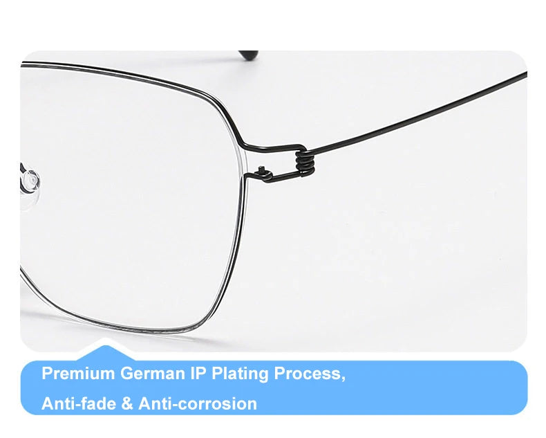 Polygon Titanium Screwless Ultralight Eyeglasses Frame