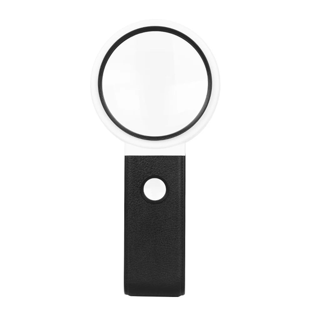 3X 5X 25X LED Handheld Magnifying Glass with Stand Foldable Reading Magnifier