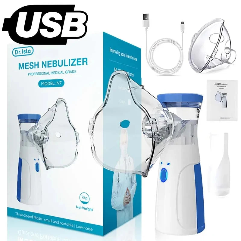 USB Medical Nebulizer Handheld  Adult  Cough Compressor Sprayer Portable Compact Adjustable Nebulizer Home Nebulizer
