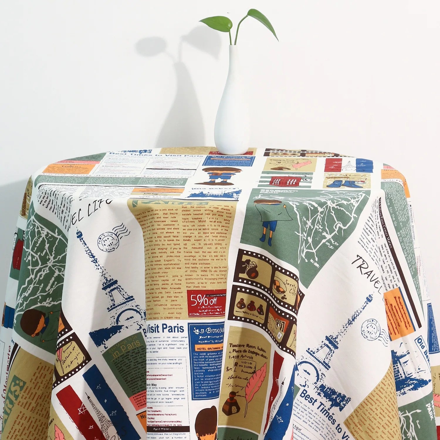 1M/2M/3M Factory spot supply printing canvas fabric, Handmade DIY sewing tent tablecloth, luggage and bags, home textile fabric