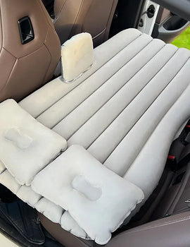 Inflatable Car Bed Suv Travel Rear Seat Air Cushion Bed Car Interior Comfortable Sleeping Pad Backrest For Long Journeys