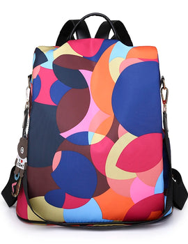 Waterproof Oxford Women Backpack Fashion Anti-theft Women Backpacks Print School Bag High Quality Large Capacity Backpack