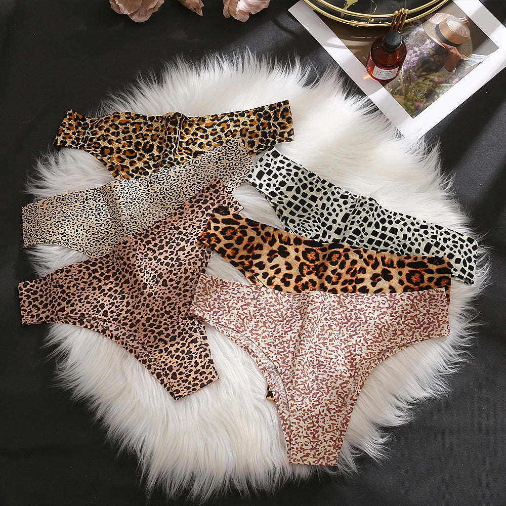 Leopard Underwear Women's Panties Seamless Woman Underwear Invisible Comfort Lingerie Brazilian Panties