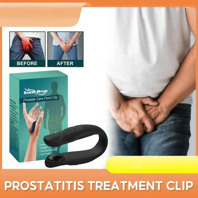 Prostate Acupoint Massage Clip for Urinary Comfort & Men’s Wellness