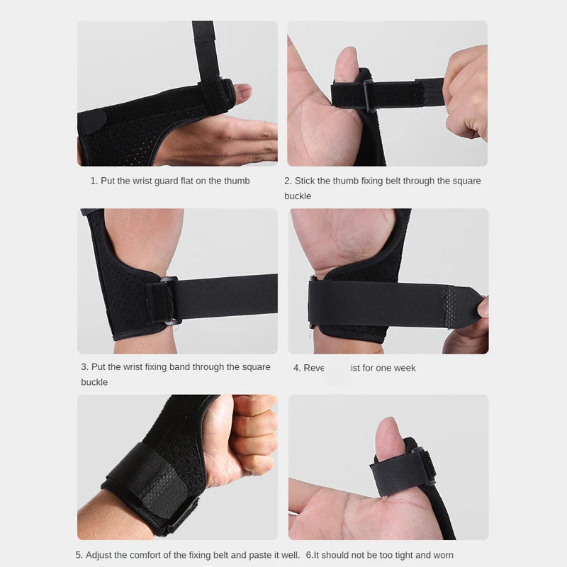 Thumb Splint Support Brace for Tenosynovitis Arthritis Tendonitis Trigger Thumb Immobilizer Fits Men Women Left and Right