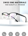 Ultralight 9g Flexible TR90 Optical Prescription Eyeglasses Frames For Men and Women Blue Light Blocking Reading