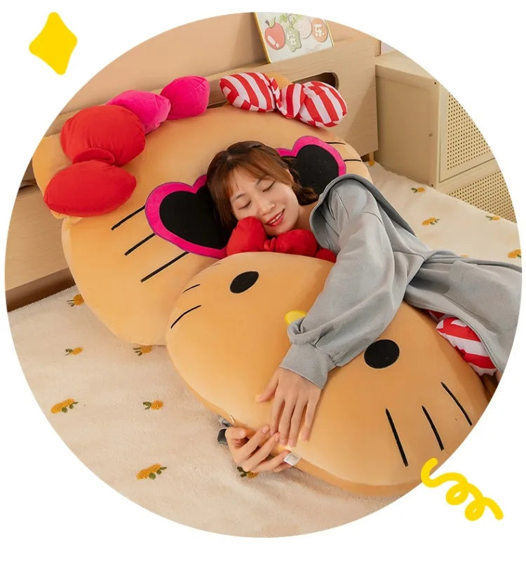 Black Cat Character Plush Stuffed Doll Pillow Toy