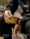 Portable Outdoor Travel Camping Tea Coffee Mug Cup 304 Stainless Steel Water Cup for Picnic Hiking