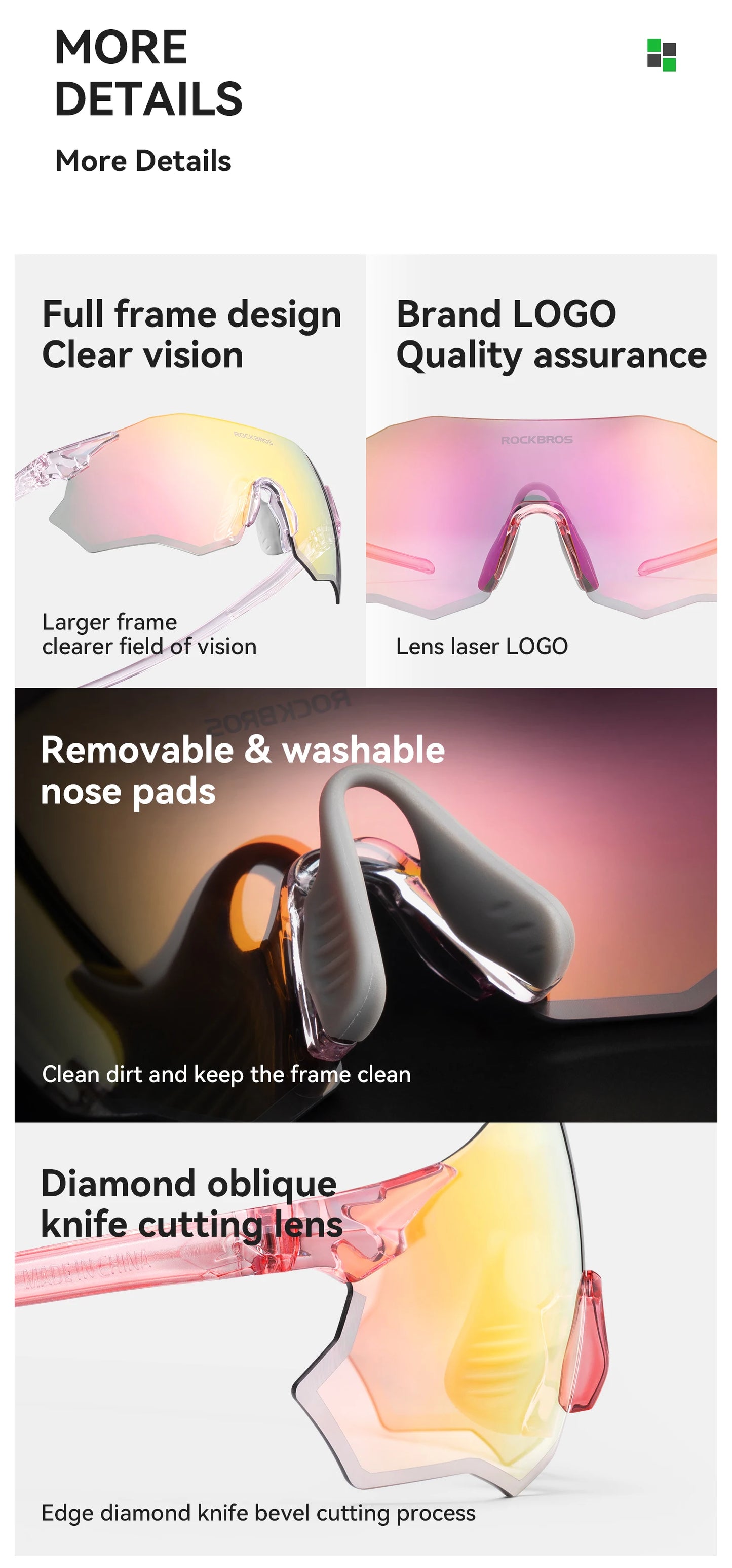 Bicycle Glasses Photochromic / Polarized Lens Bike Sunglasses UV400 Sun Protection MTB Road Cycling Goggle Eyewear