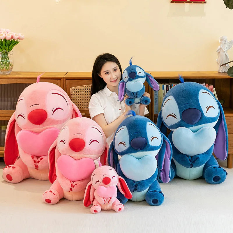Plush Stuffed Doll 30cm-80cm Giant Size Cartoon Animal Couple Sleeping Pillow Soft Material Toy for Gift