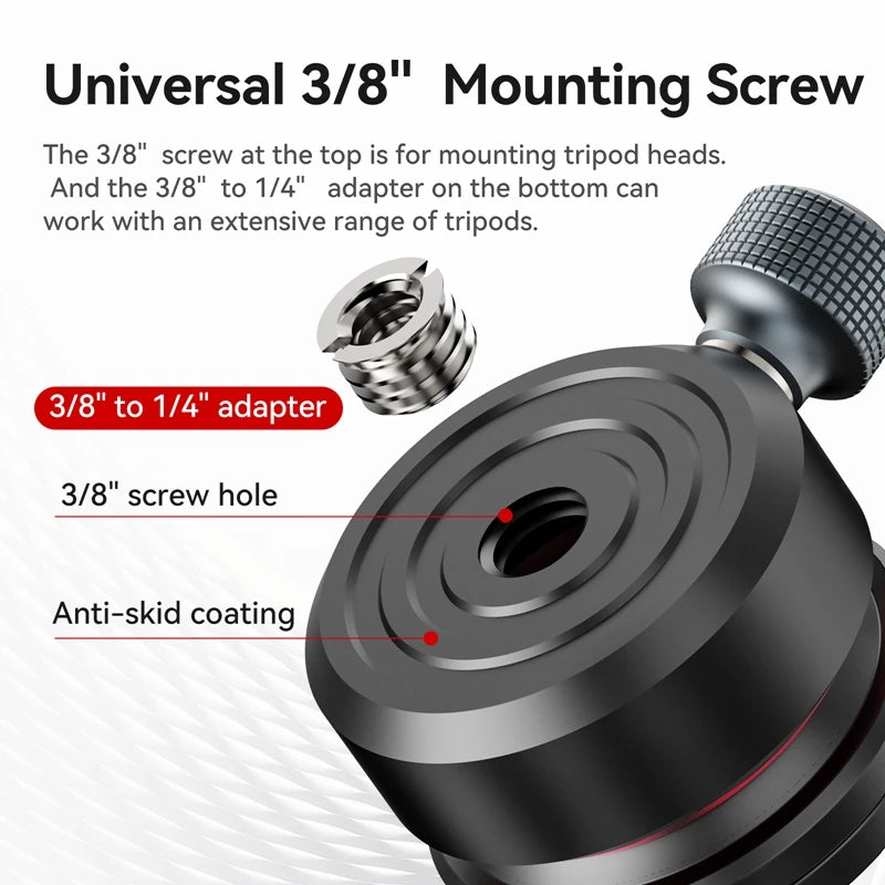 Mini Leveling Base Quick Precise Adjustable Leveling Base  ±8° Tiltable Leveling Base Mount