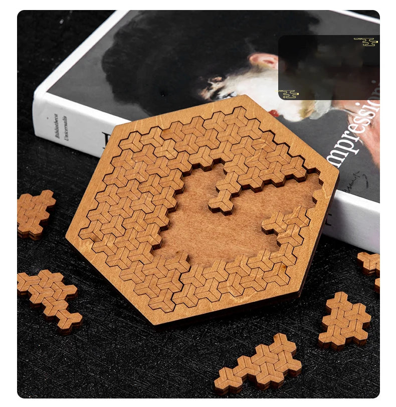 Wooden Brain Teaser Puzzle Game