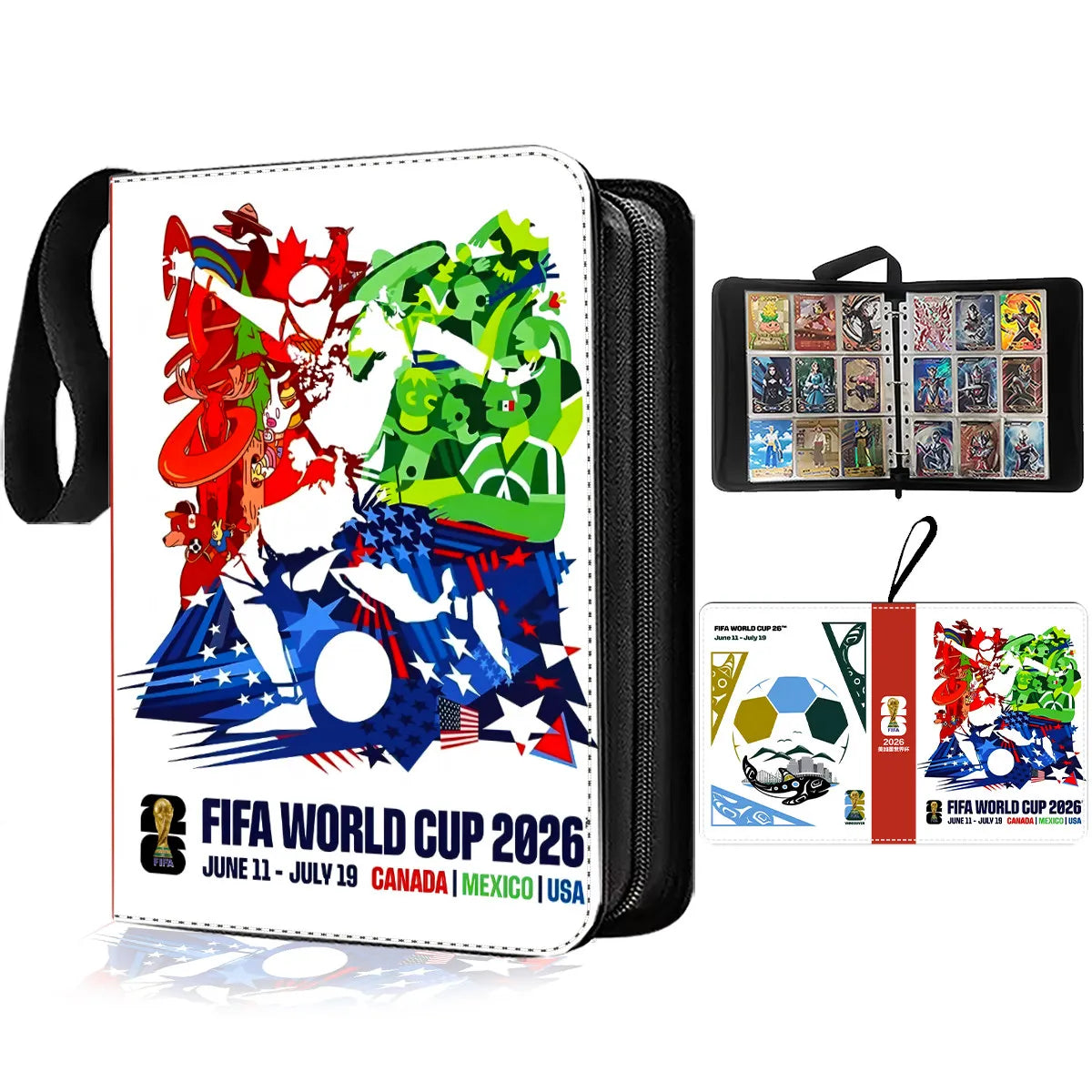 2026 Soccer Trading Card Album Football Card Collection Binder