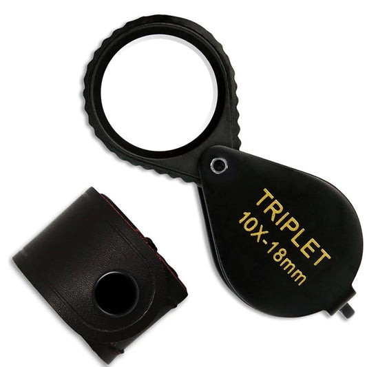 10X Hastings Triplet Jewelry Loupe Optical Glass Magnifier