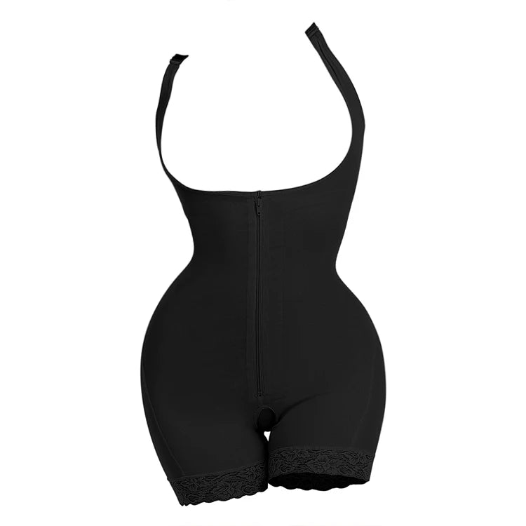 Women's Shapewear Bodysuit  Slimming  Butt Lifter Full Body Shaper Bbl Tummy Control Open Crotch Ziper
