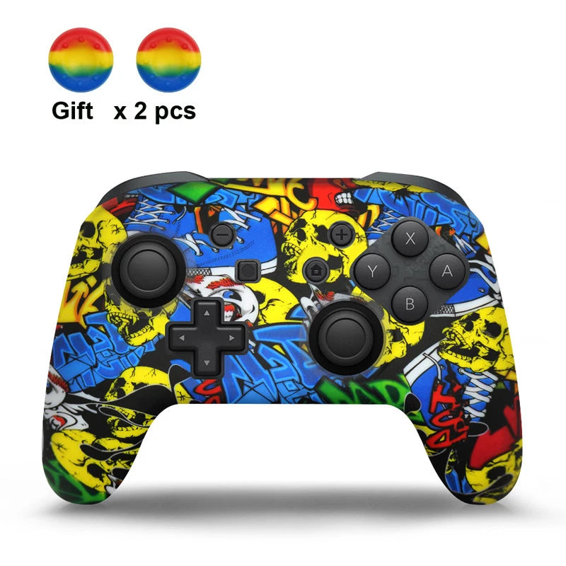 Anti-Slip Soft Silicone Case for Nintendo Switch Pro Controller – Rubber Skin with Joystick Grip Caps