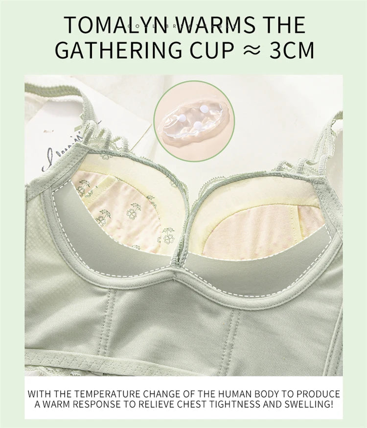 Women’s Low-Cut Lace Push-Up Bralette – Adjustable Straps, Fashionable Lingerie