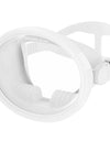 Oval Diving Mask Spearfishing Mask Classic Retro-Style Panoramic Wide View Scuba Goggles Tempered Glass Lens for Adults