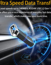 Kodak USB3.2 High Speed Mini USB Flash Drive 64G 32G 128G Pendrive Metal USB Stick for Car Laptops Desktop Macbook