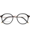 Ultra-light Fashion Flexible TR90 Eyewear Men Retro Round Decorative Optical Prescription Eyeglasses Frame