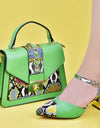 Italian Shoe and Bag Set for Party In Women Luxury Shoes Women Designers Nigerian Women Party Pumps High Heels Ladies
