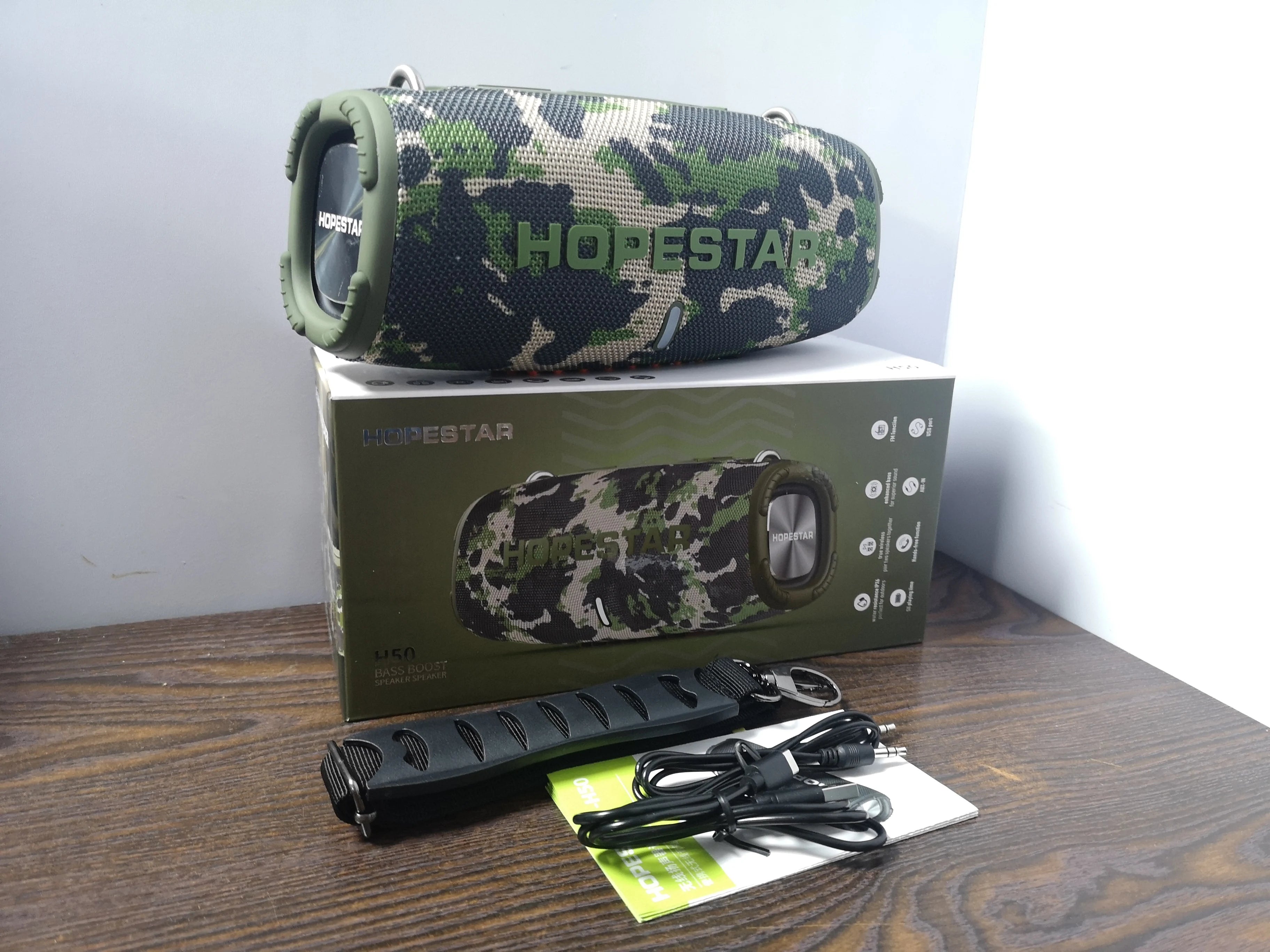 20W High Power Boombox Speakers Portable Bluetooth Super Subwoofer Mp3 Player Powerful Column Soundbox Audio Center