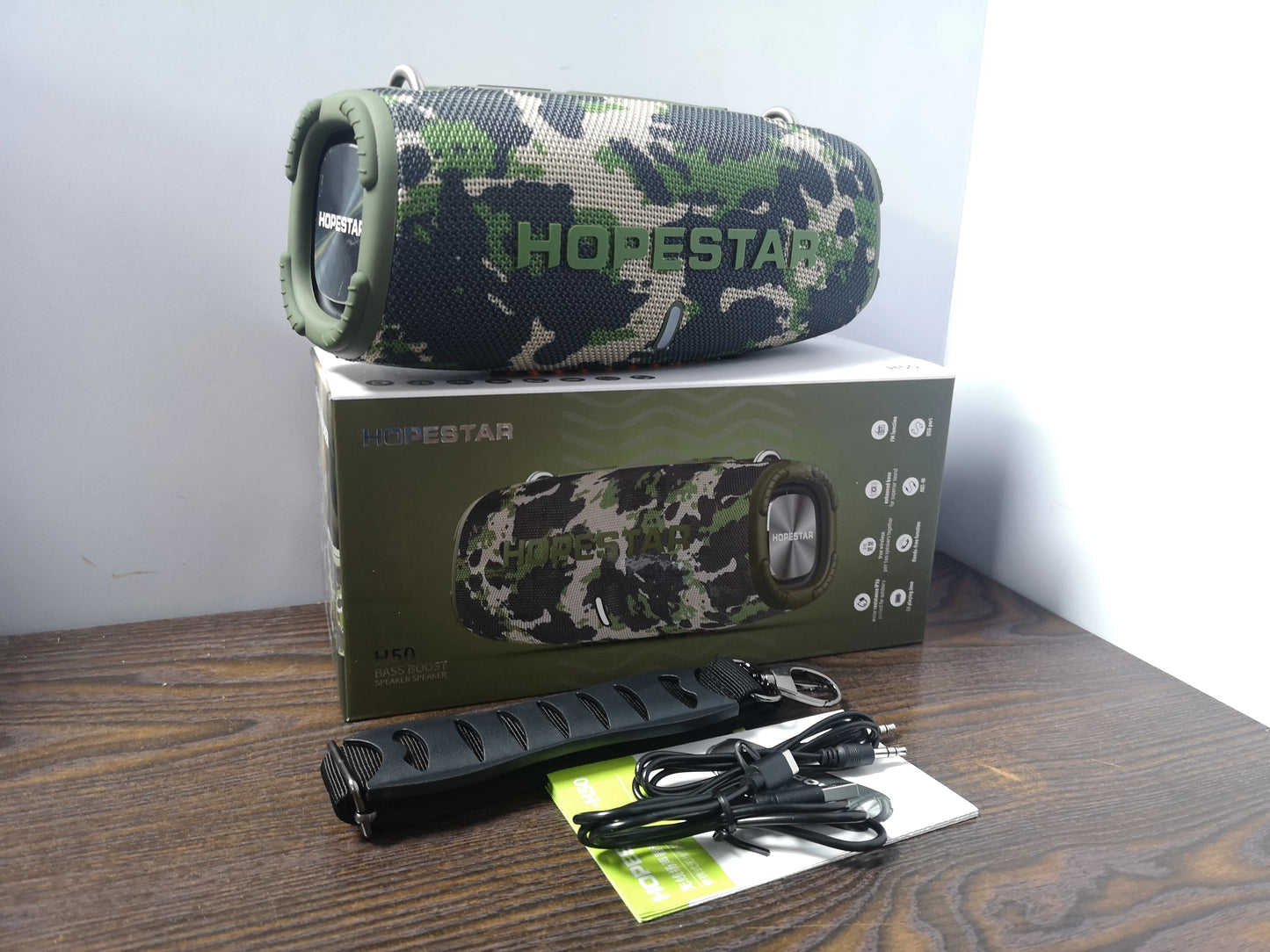 20W High Power Boombox Speakers Portable Bluetooth Super Subwoofer Mp3 Player Powerful Column Soundbox Audio Center