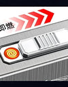 High-end Dial Watch Lighter Tungsten Wire Windproof Flameless Rechargeable USB Cigarette Lighter Gadget Men's Exquisite Gift