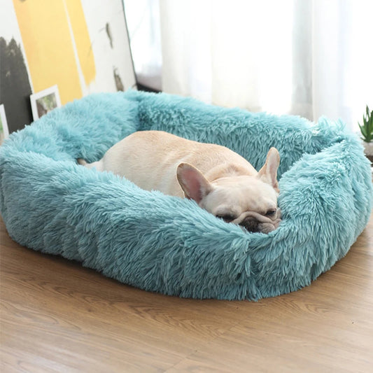 Plush Fluffy Pet Bed Sofa Cushion for Dogs and Cats