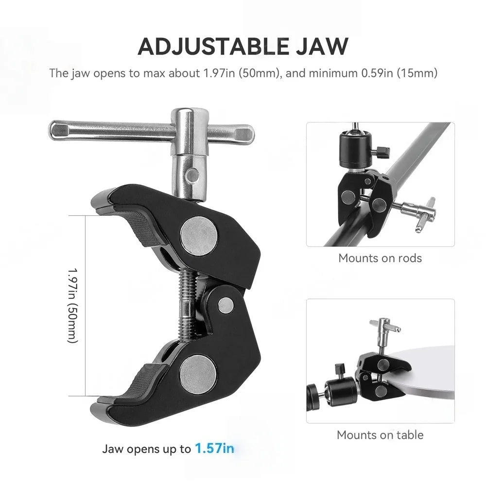 Action Camera Bicycle Motorcycle Handlebar Mount Selfie Stick Bracket