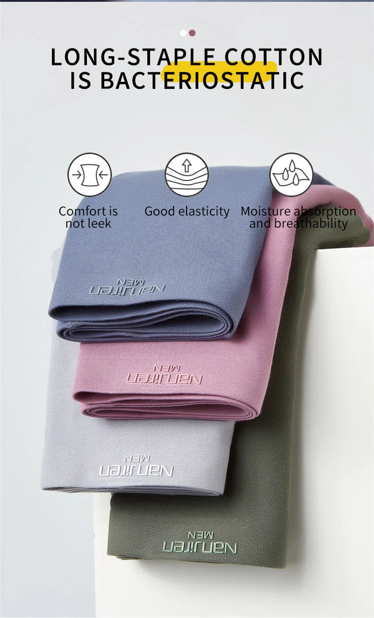 3-Pack Men’s Graphene Antibacterial Boxer Shorts – Comfortable & Durable