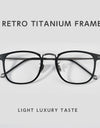 Fashionable Glasses Frame For Men Pure Titanium Acetate Anti Blue Light Eye Glasses Hot Original Brand Spectacles