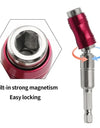 Electric Drill Hexagonal Handle Magnetic Quick Release Head Lengthening Connecting Rod Corner Bend Connecting Rod Lengthening