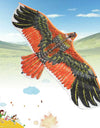 1.1m Eagle Kite With 30 Meter Kite Line Large Eagle Fly Bird Kites Children Best Gift Family Trips Garden Outdoor Sports Game