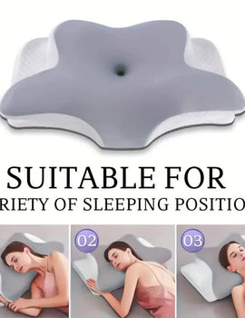 Memory Foam Pillows Butterfly Shaped Relaxing Cervical Slow Rebound Neck Pillow Pain Relief Sleeping Orthopedic Pillow Beding