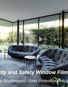 High Clear UV blocking 4 Mil Safety Window Film for Car & Building Glass Protection Security PET Window Tint Self Adhesive Film
