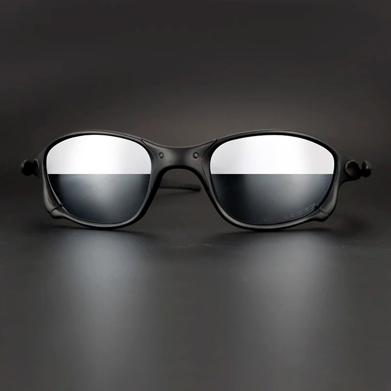 Polarized Metal Cycling Sunglasses UV400 Outdoor Riding Eyewear