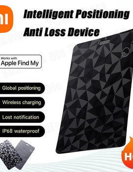 Ultra Slim Tracking Card Wireless Charging With Apple Find My IPX68 Waterproof Thin Tracker Keys Suitcase Bag Locator